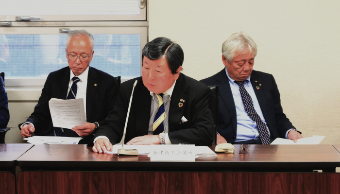 和８年度新潟県の産業振興施策に対する要望書（写真２）